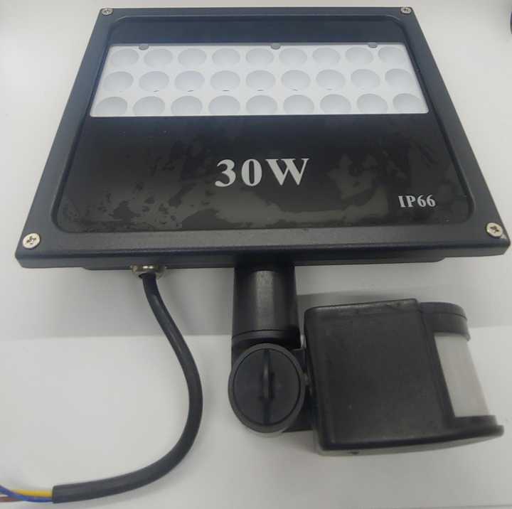 Lamp LED Flood Light 30W Smd IP66 with Motion Sensor