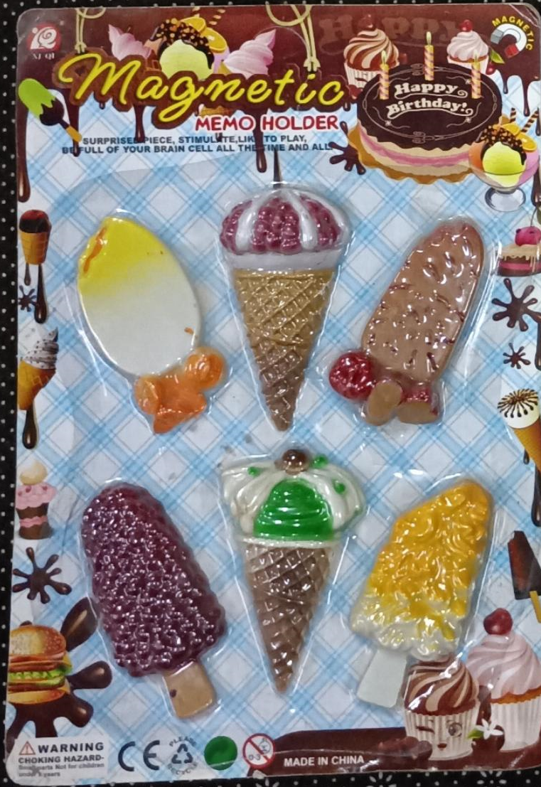 Fridge Magnetic Stickers 6PCS FR8630 Xi Qi