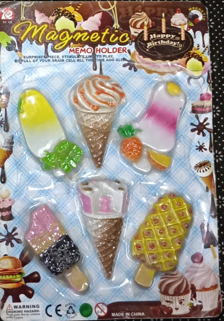 Fridge Magnetic Stickers 6PCS FR8630 Xi Qi