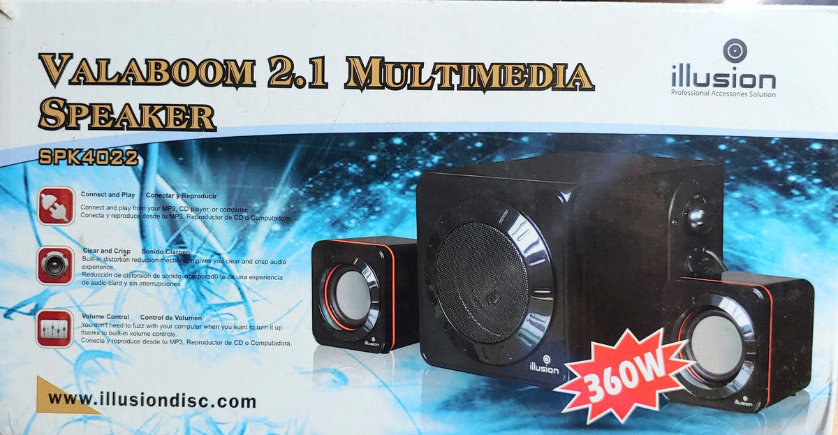 ILLUSION Computer Speaker 3PCS 4022 Valaboom