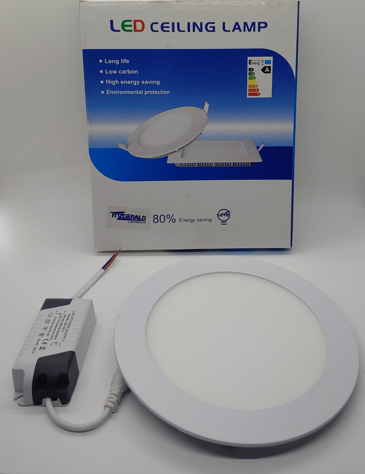 FITZGERALD Light LED Panel 12W MS-0812 110/220V 6500K