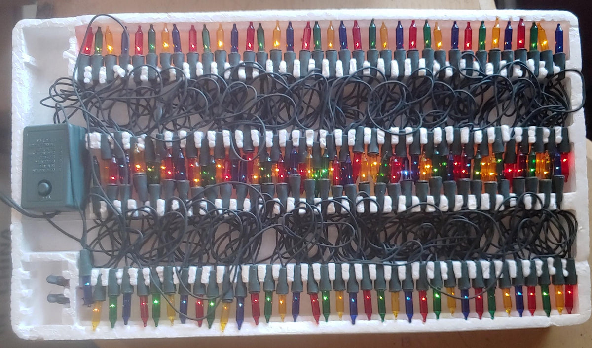 Fairy Light 140 Bulb Chasing Flying Crane Multi Colour