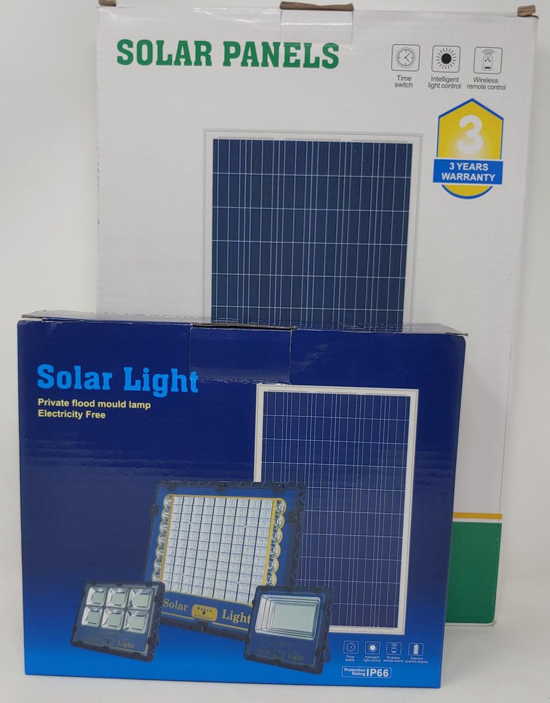 Lamp LED Solar Flood 50W XY-50W with Solar Panel LJD-6625 6630