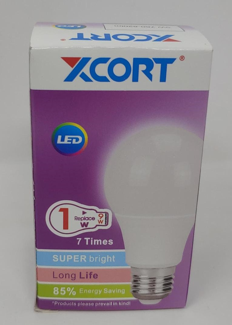 SUPER BRIGHT Bulb LED 9W 760-820LM E27 85-265V Xcort Purple Box