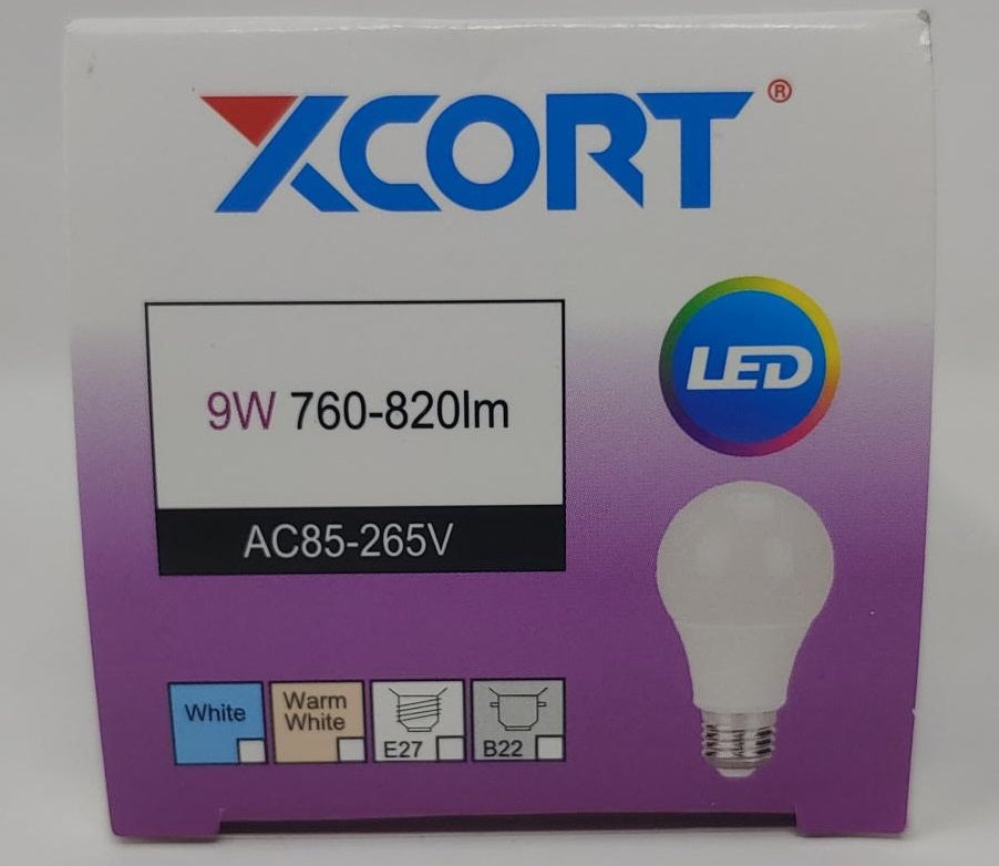 SUPER BRIGHT Bulb LED 9W 760-820LM E27 85-265V Xcort Purple Box