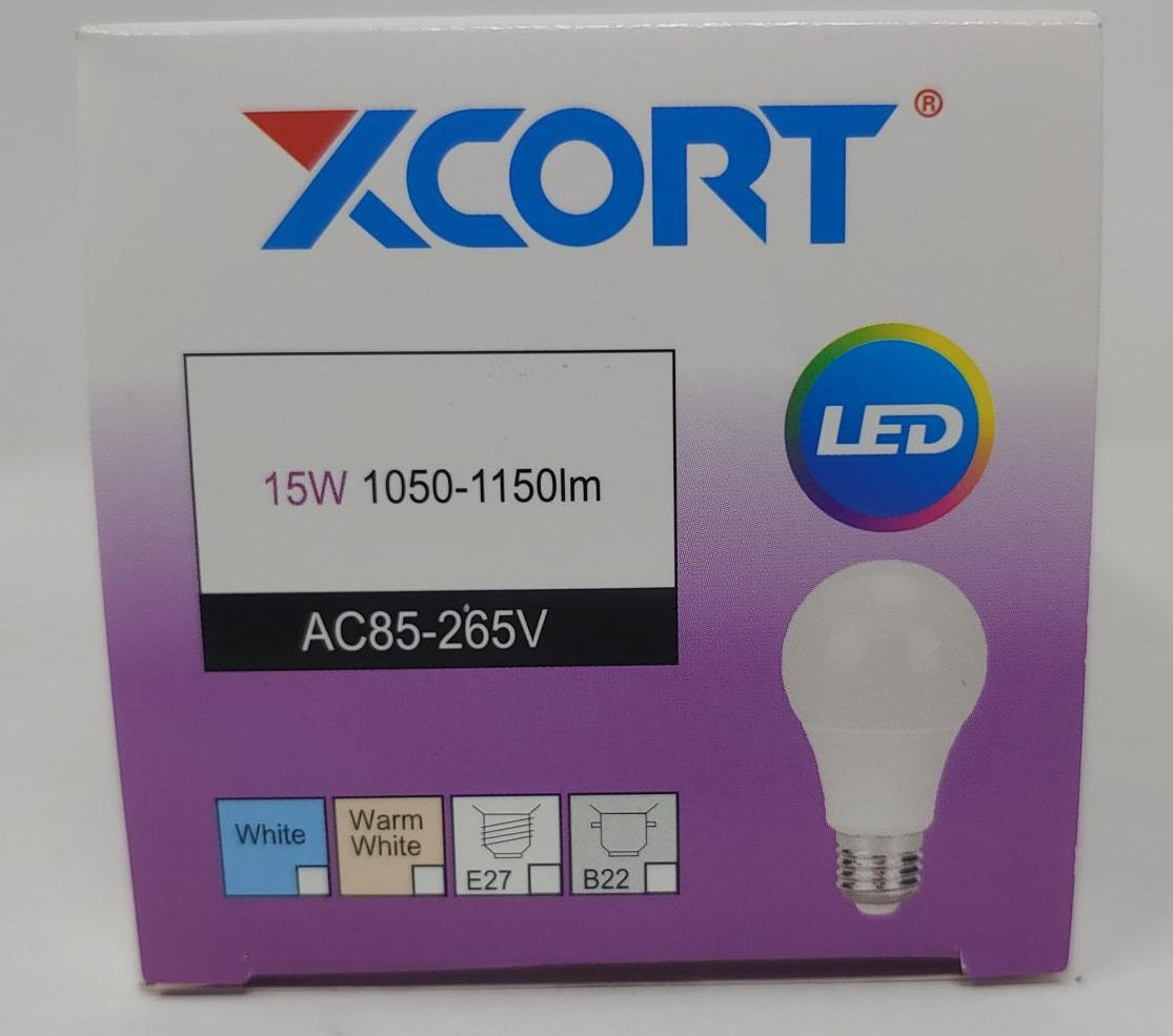 SUPER BRIGHT Bulb LED 15W 1050-1150LM E27 85-265V Xcort Purple Box