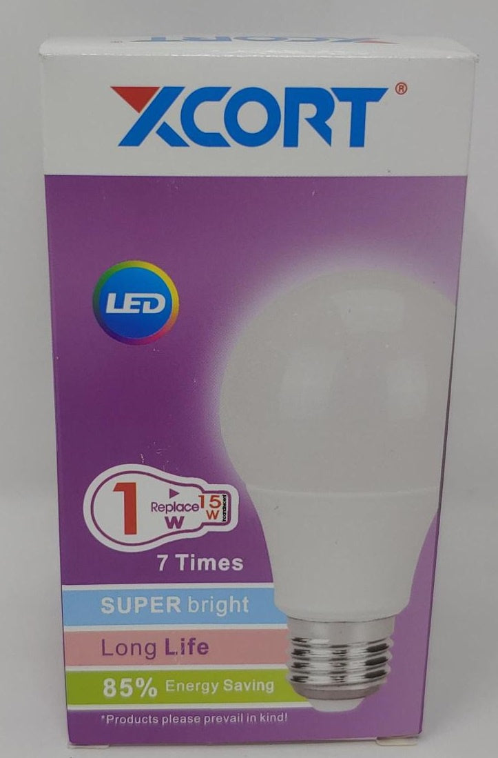 SUPER BRIGHT Bulb LED 15W 1050-1150LM E27 85-265V Xcort Purple Box