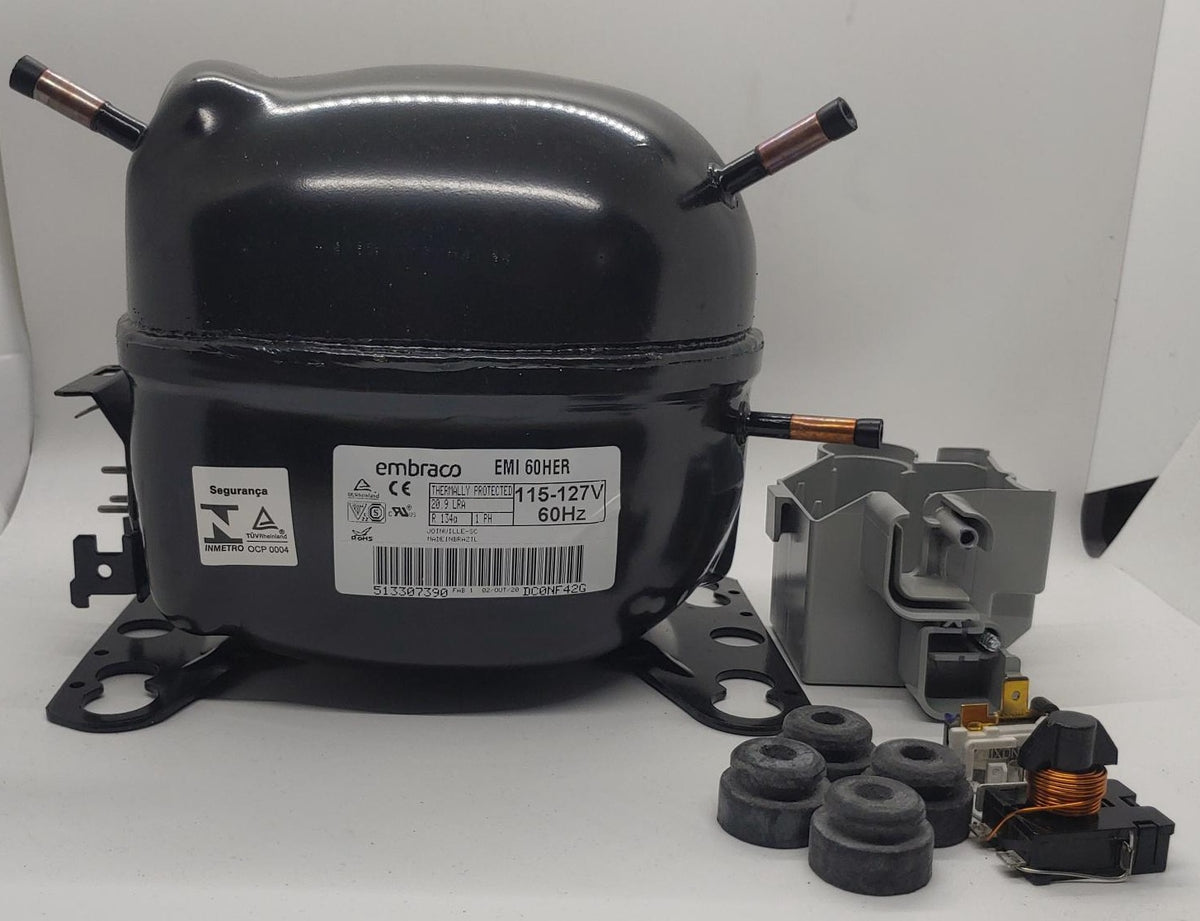 EMBRACO Fridge Compressor 1/6 HP 110V Emi 60HER R12/R13