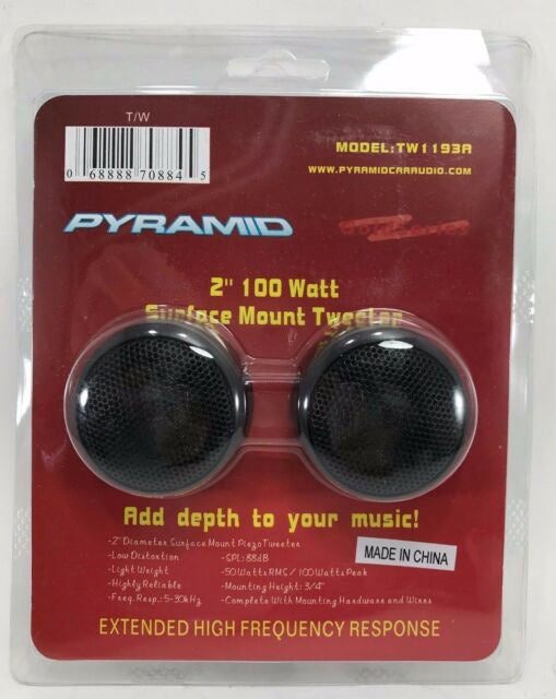PYRAMID Tweeter Tw 1193A 100W