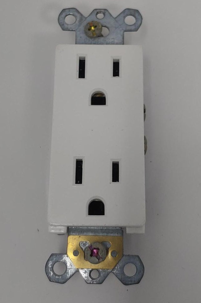 Point Duplex Decora TMDR-15/2J DDR-2P3W15A-125V-WH 15A White