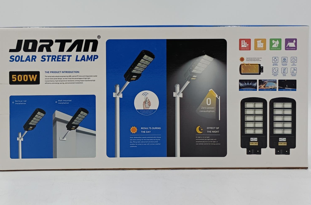JORTAN Light Solar Street LED 500W JT-H-500G-HW