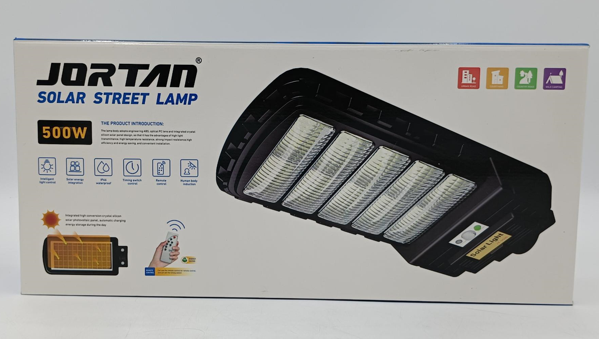 JORTAN Light Solar Street LED 500W JT-H-500G-HW