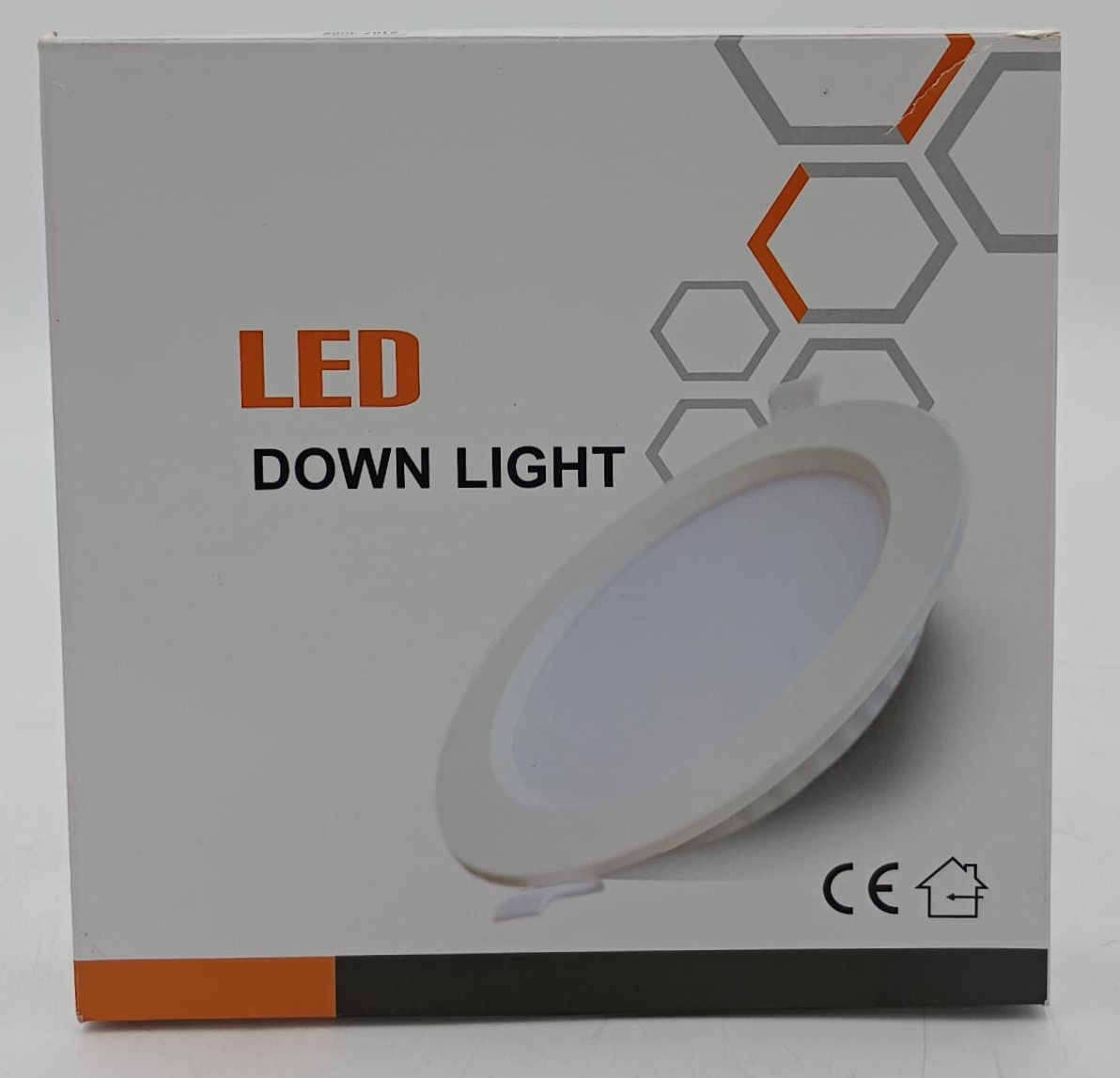 Light LED Panel 18W Round White 6500K Flat Down Light 2107-306