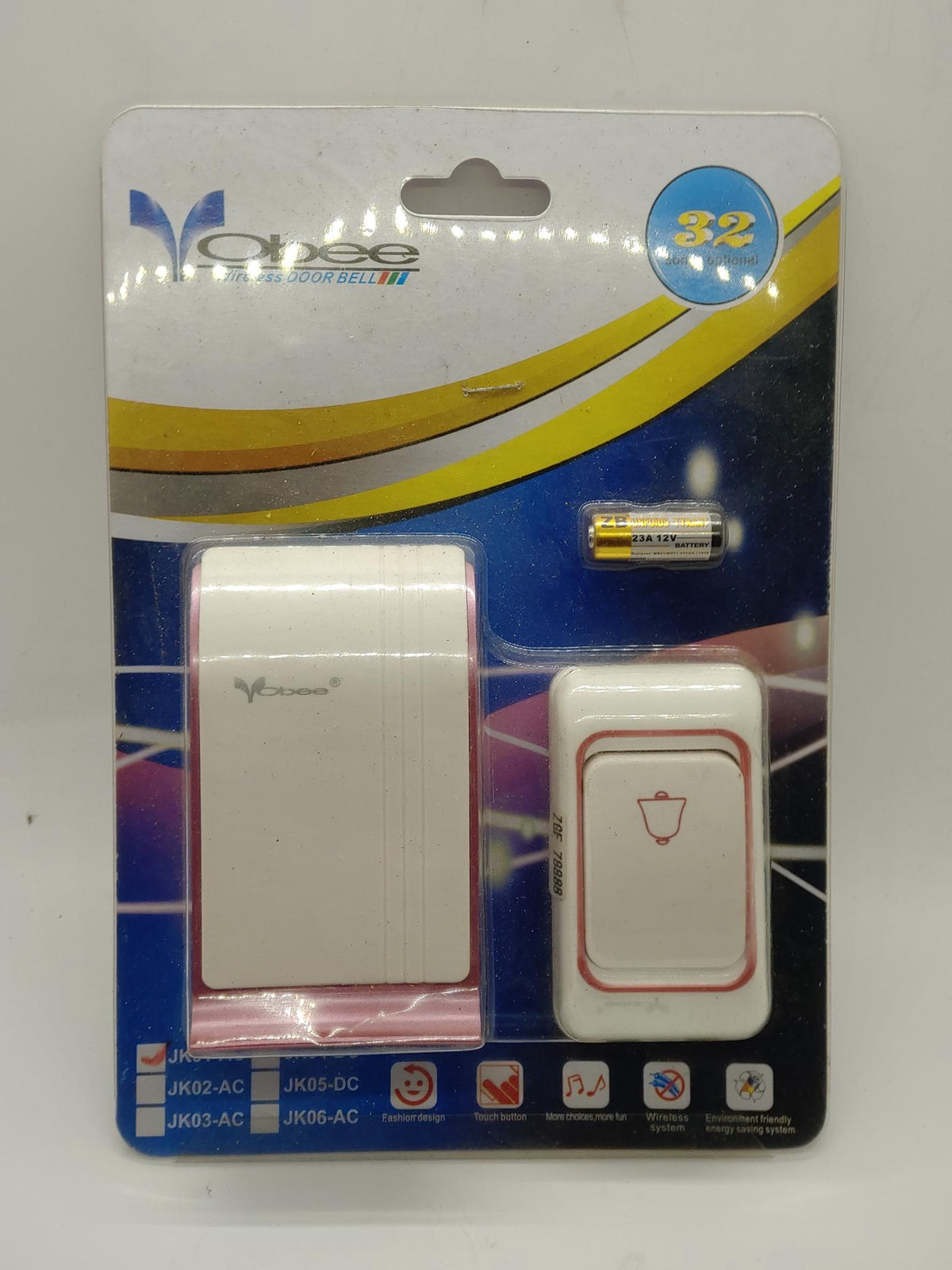 Door Bell Wireless Yobee JK01-AC 110V 32 Song