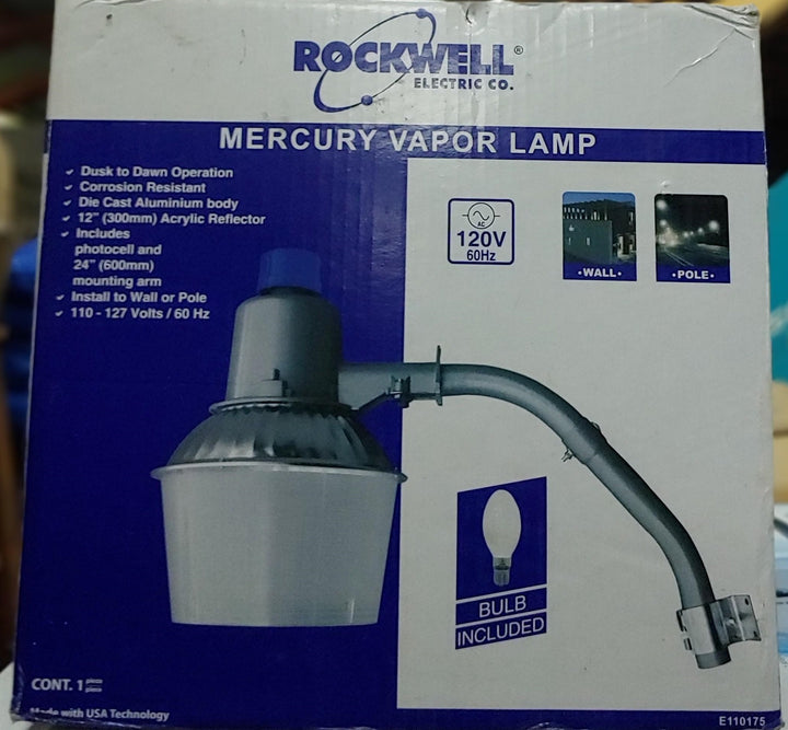 ROCKWELL Lamp Mercury Vapour 175W 110 E110175