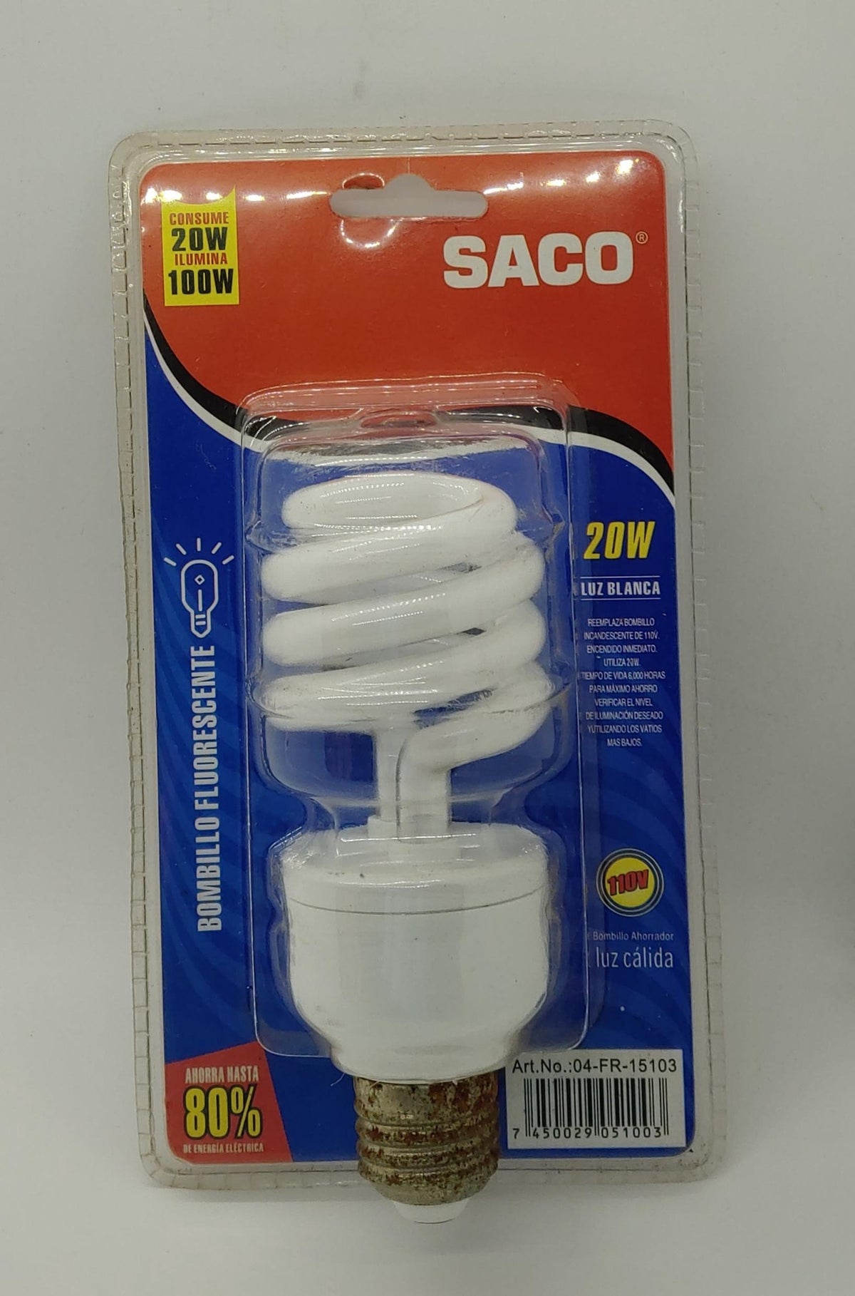 SACO Bulb Energy 110V 20W FR-15103