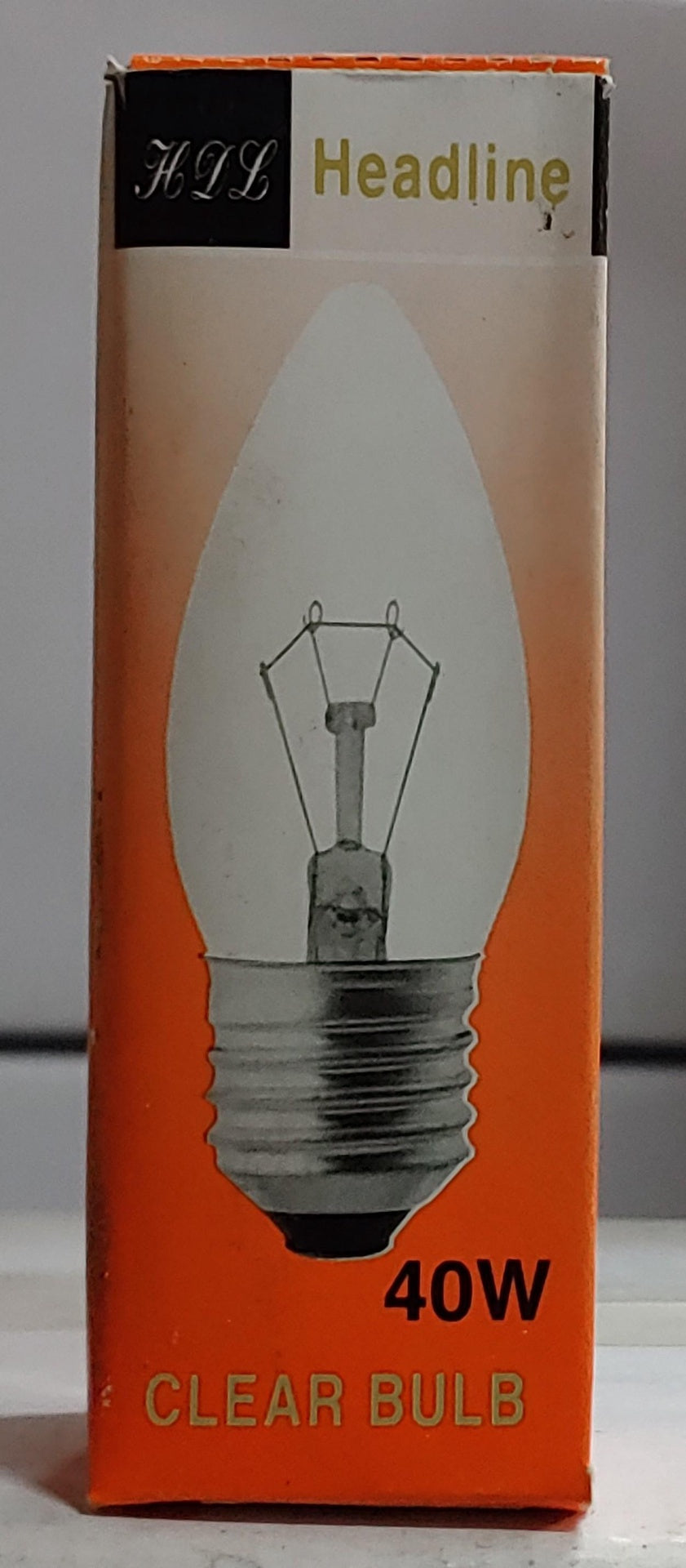 Bulb 40W Headline E27 110V Clear