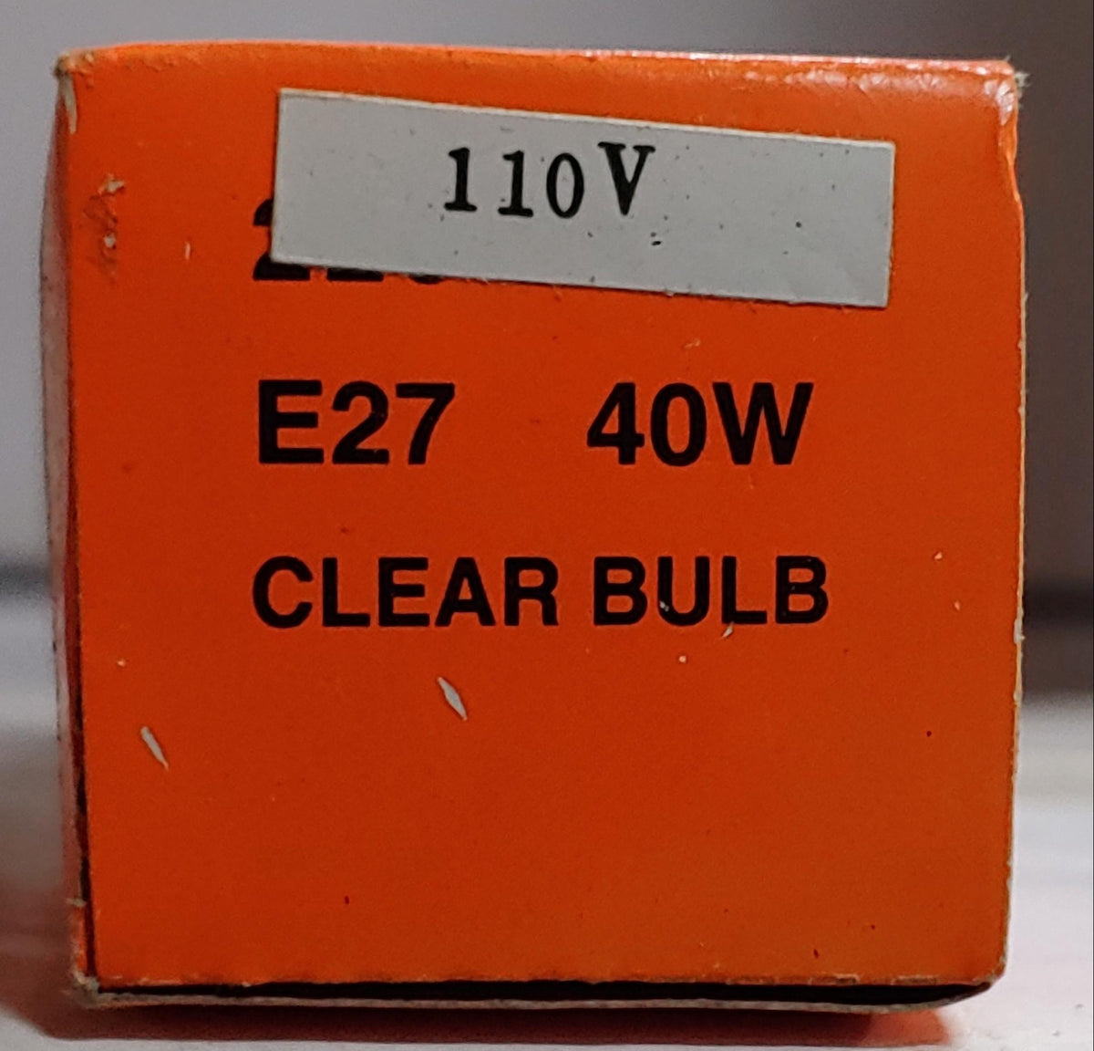 Bulb 40W Headline E27 110V Clear