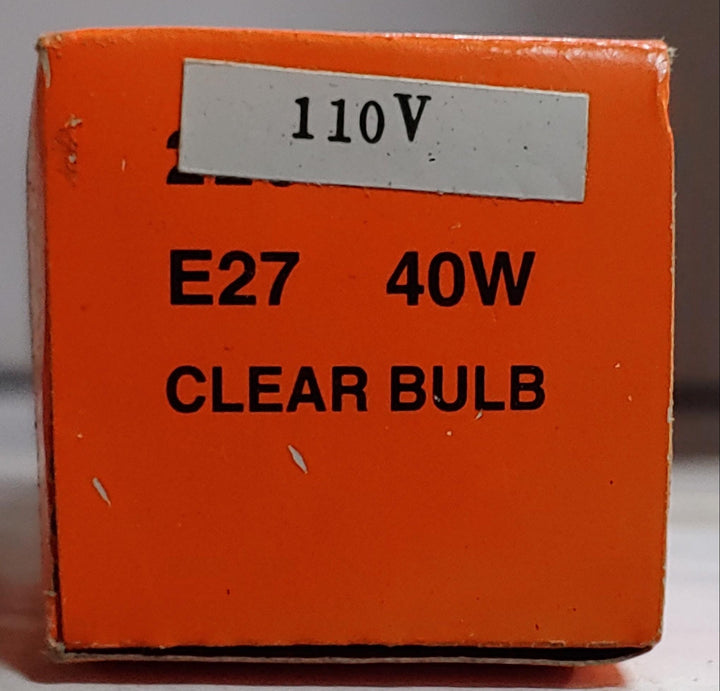 Bulb 40W Headline E27 110V Clear