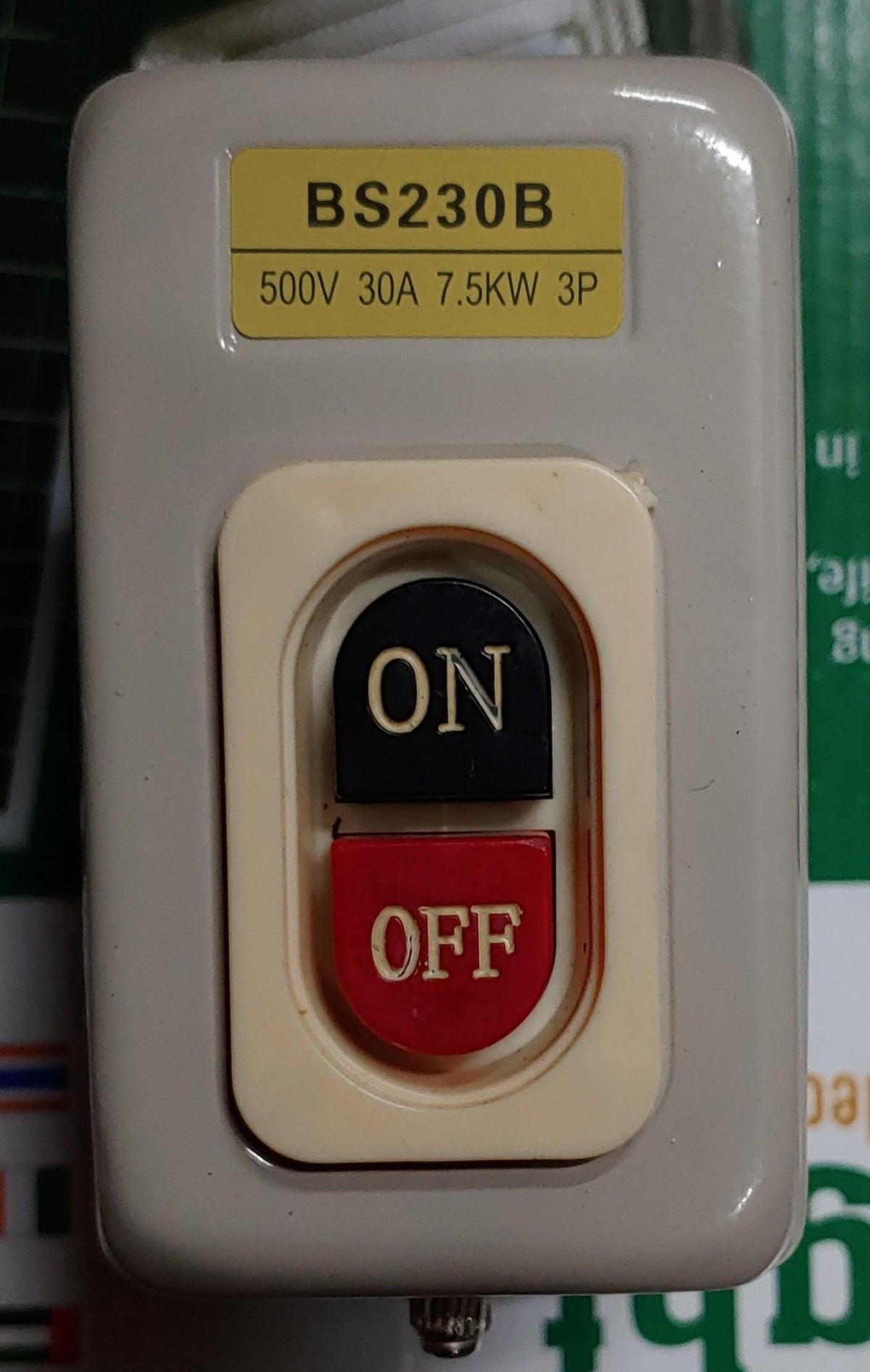 BROWN USA Switch Push Button 30A 3P BREL0057