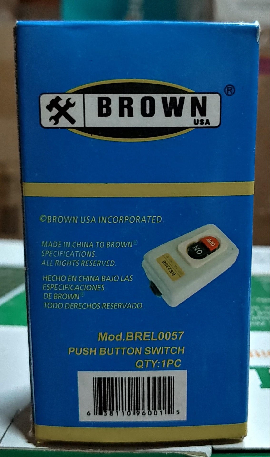 BROWN USA Switch Push Button 30A 3P BREL0057