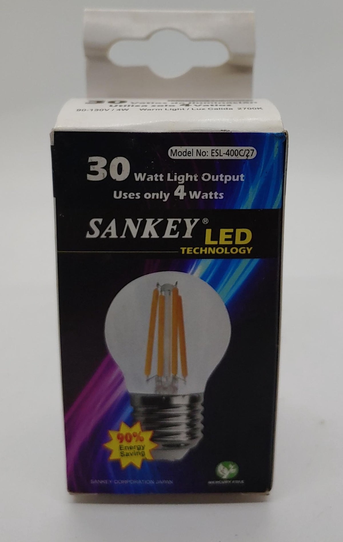 SANKEY Bulb LED 4W ESL-400C/27 2700K 110V Warm White