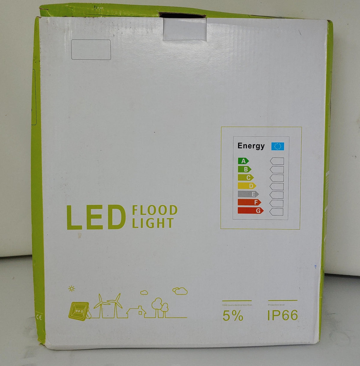 Lamp LED Flood Light 100W IP66 Outdoor Green & White