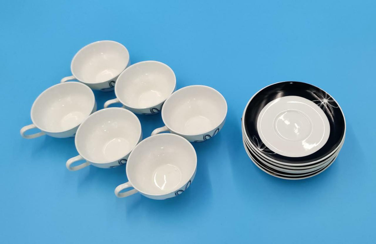 Tea Set 12PCS Marks 350CC Cup & Saucer