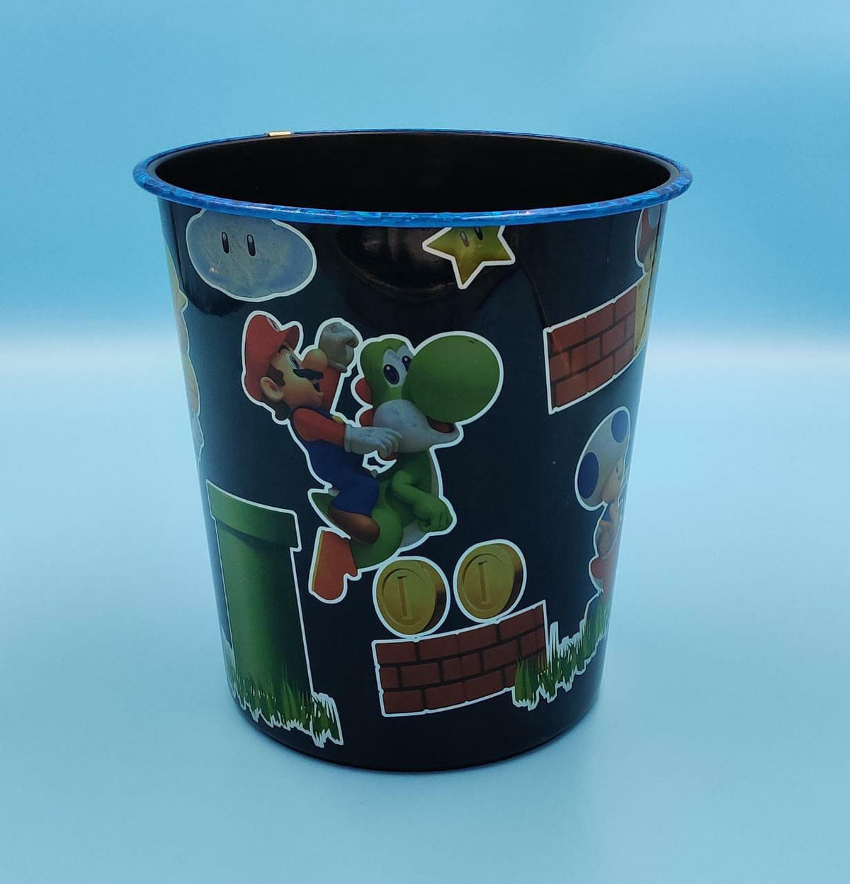 Bin Paper Chaomei Sm 826-1 Flower Color Rim 9 1/4 X 9"