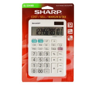 SHARP Calculator EL-334WB