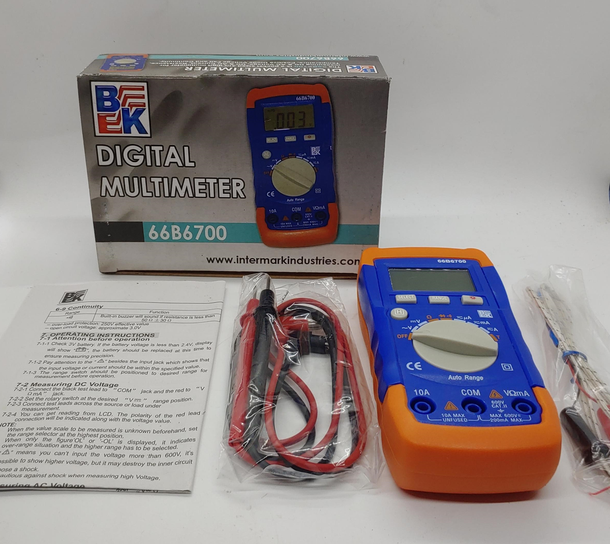 BLASTKING Multimeter Digital I-66B6700