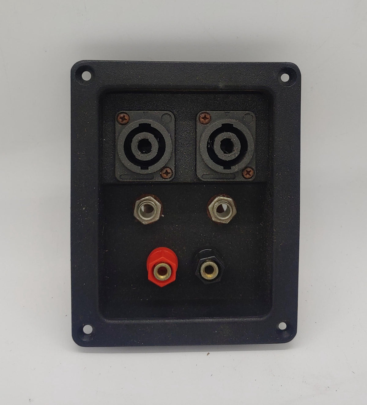BLASTKING Speaker Terminal Lg Retangle I-ST344 2-BANANA (Screw on) 2-UNIX 2 1/4"