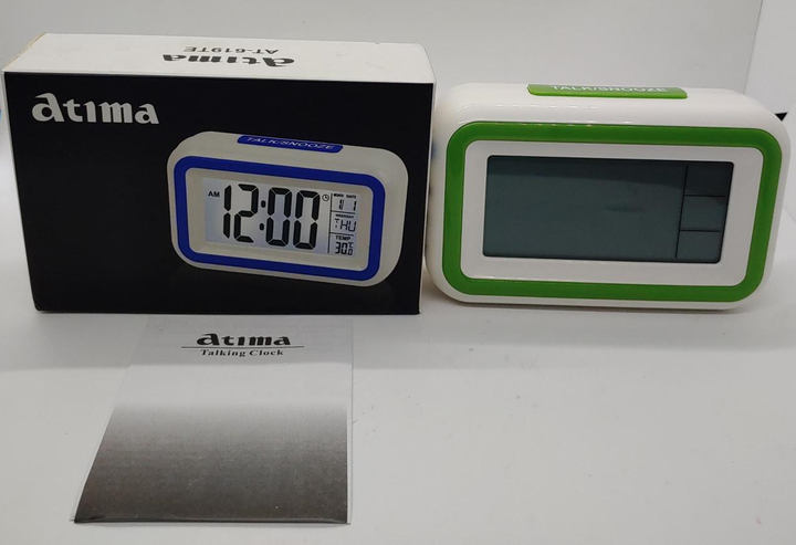 Clock Talking Atima AT-619TE / Green / Green / Green / Green