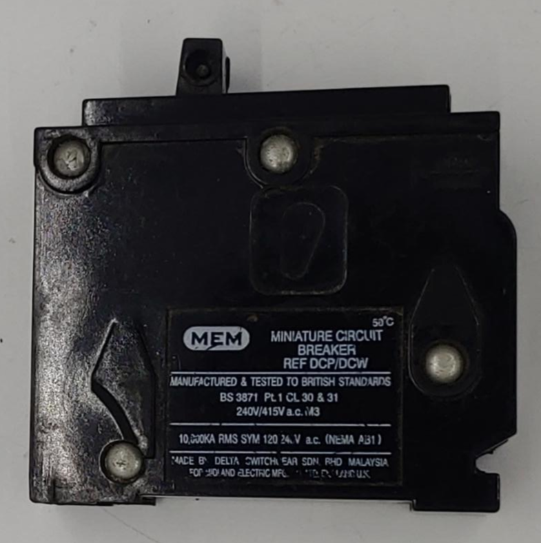 MEM Breaker 20AMPS S/POLE