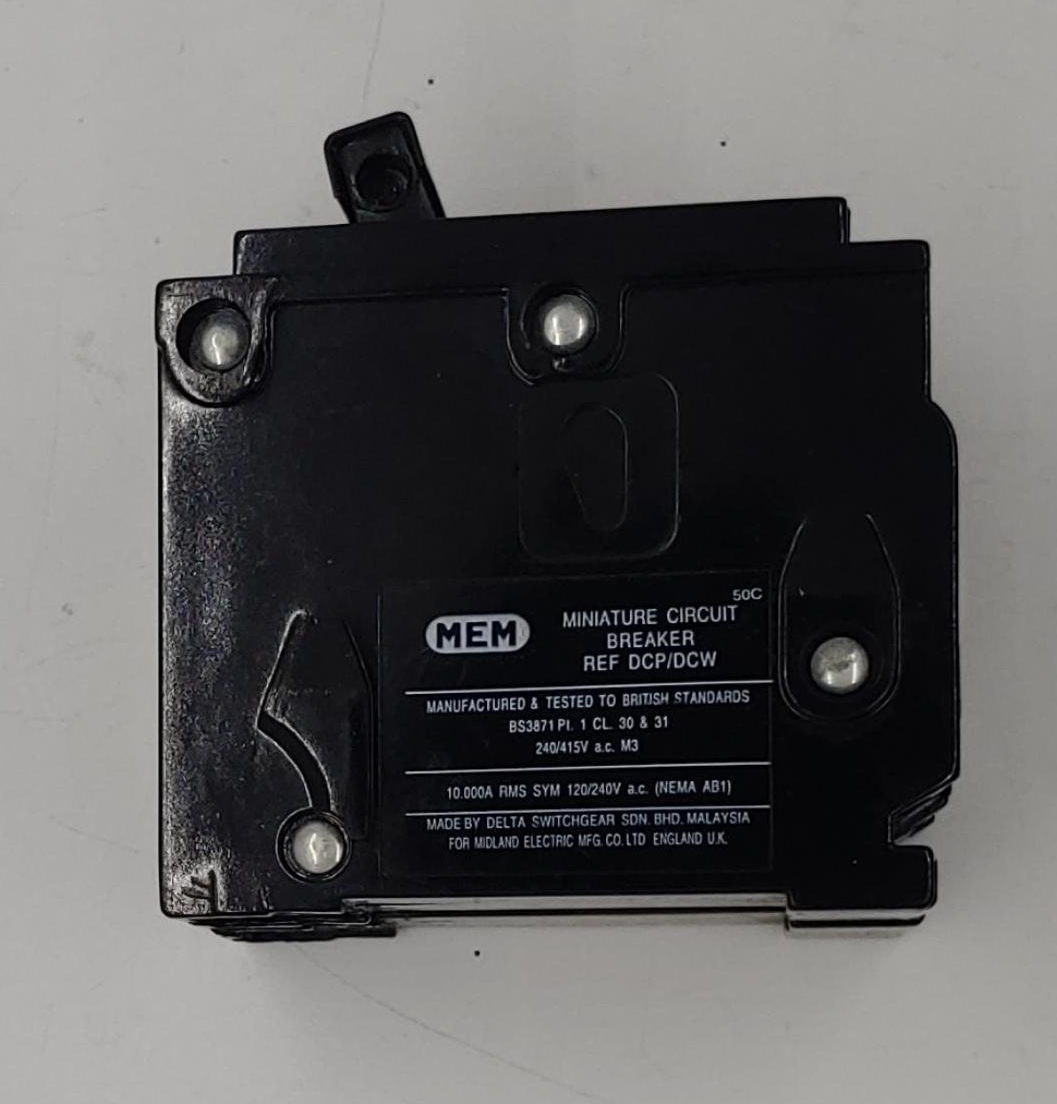 MEM Breaker 60AMPS D/POLE