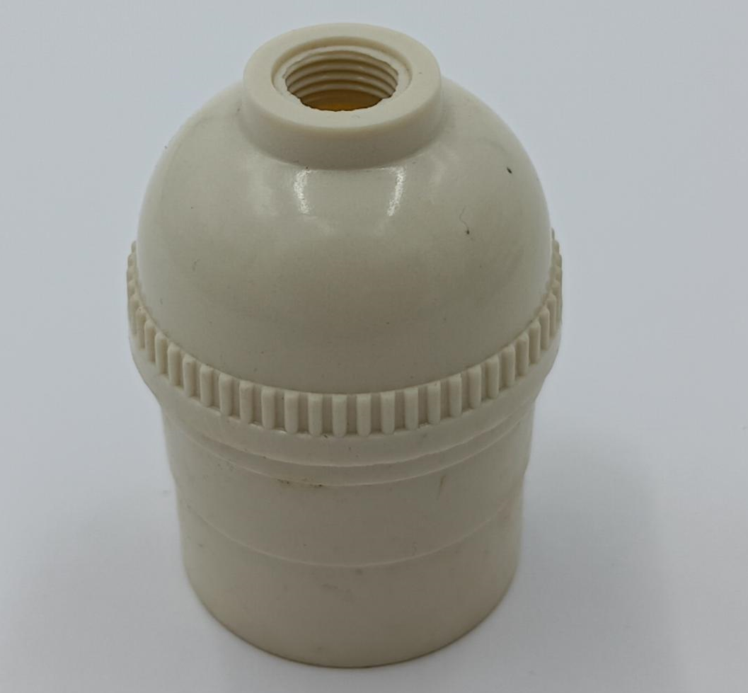 Socket Screw Cream E27 No Base