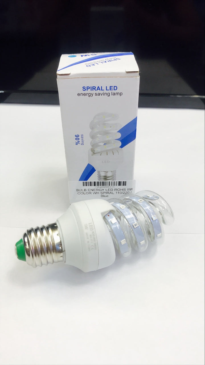 Bulb Energy LED Rohs 5W Color Wh Spiral 110/220