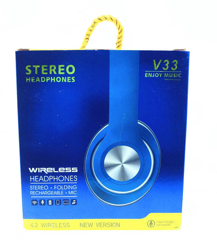 Headphone Wireless V33 Enjoy Music Stereo 4.2