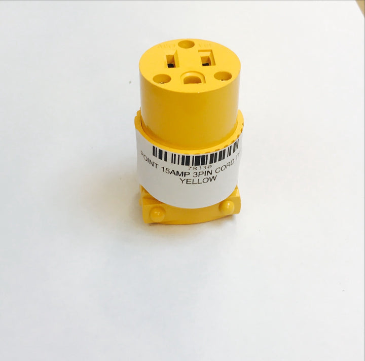 Point 15AMP 3PIN Cord Type Yellow