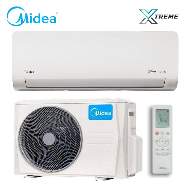 MIDEA Air Conditioner 12000BTU 220V Inverter Split MSAF-12CDN8DB + MOX1-12CFN8DB Xtreme Cool Inverter Series Smarthome WIFI