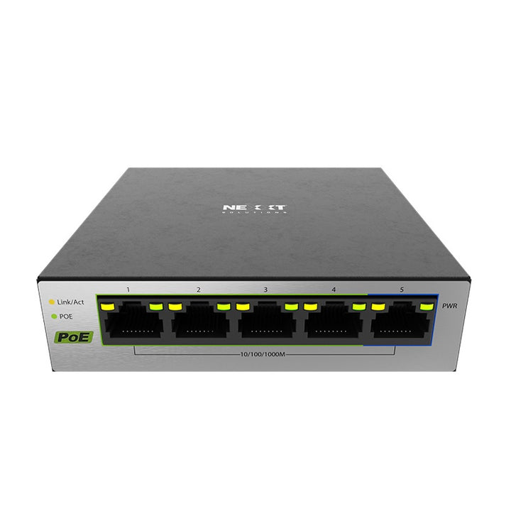 NEXXT Computer Hub Switch Poe+ 5 Port Vertex 501P NSW-V501P