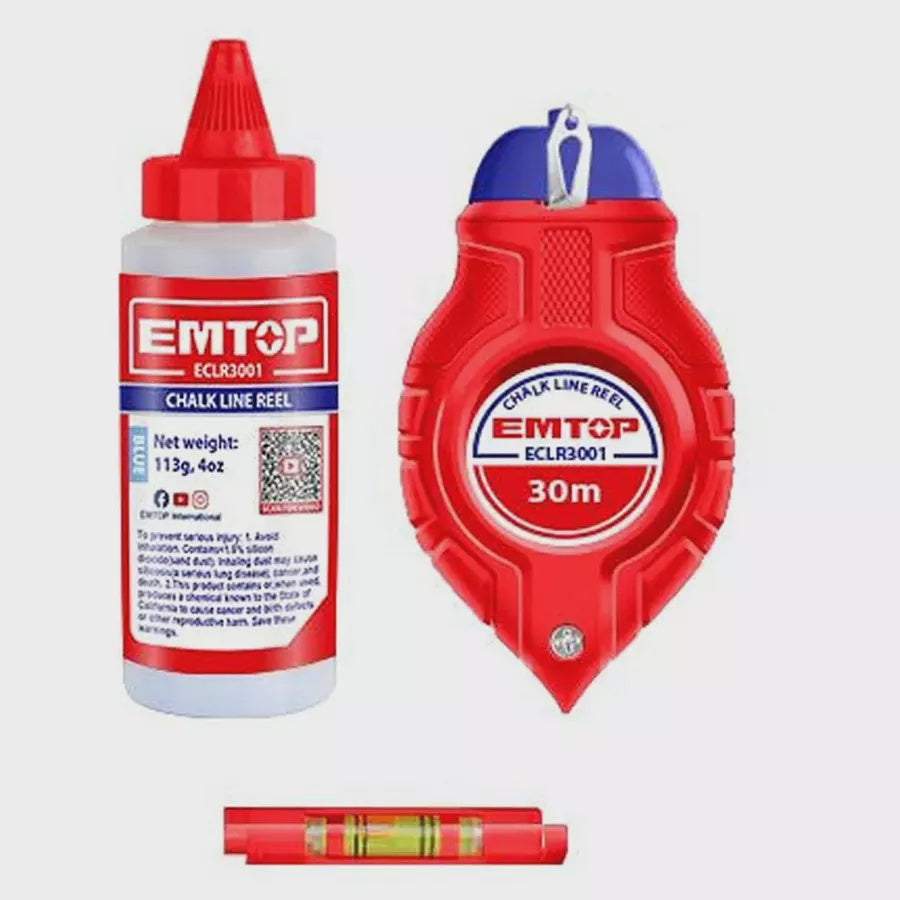 EMTOP Chalk Line ECLR3001 Reel