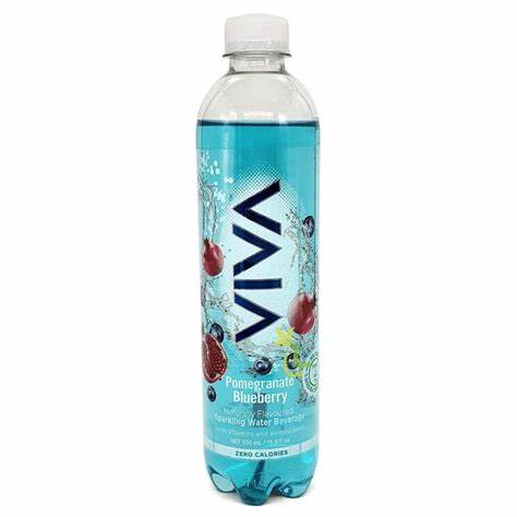 VIVA Pomegranate Blueberry Sparkling Water 16.9FL OZ 500ML