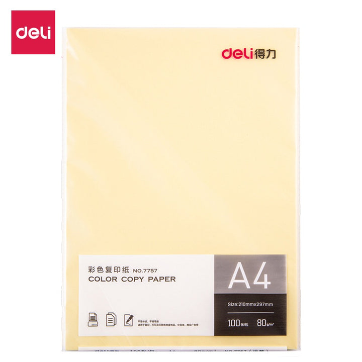 DELI Stationery Paper Color Copy 7757 A4 80G Light