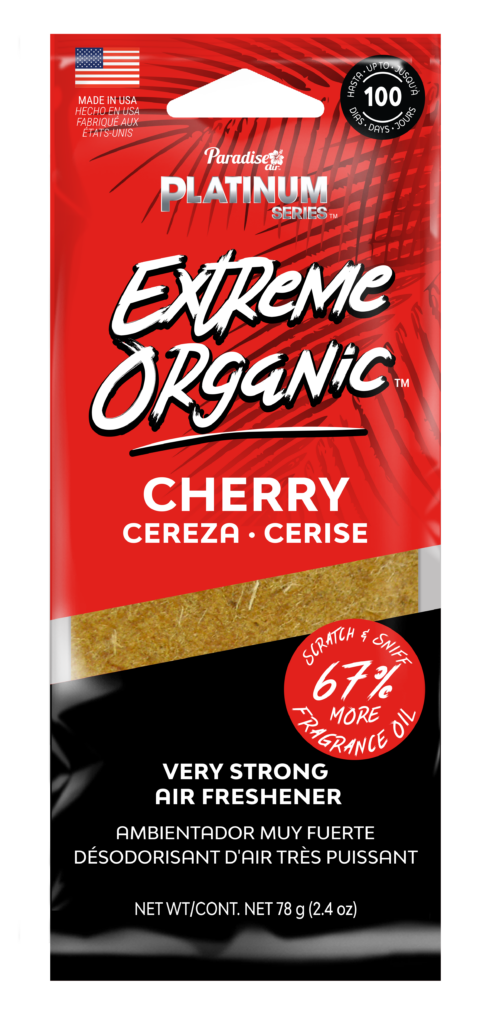 PLATINUM Car Air Freshener Paradise Air Extreme Organic Cherry PLEO-001Q