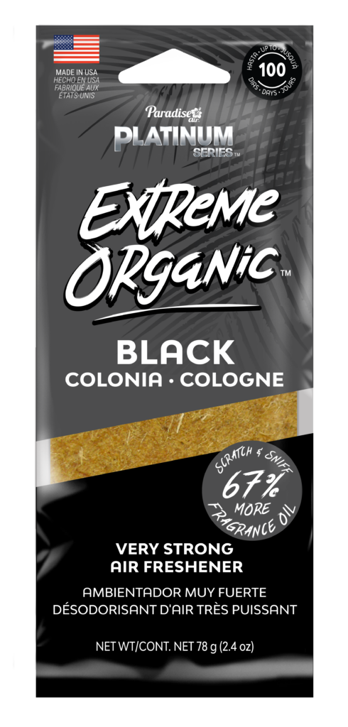 Car Air Freshener Paradise Air Extreme Organic Black Platinum PLEO-003Q