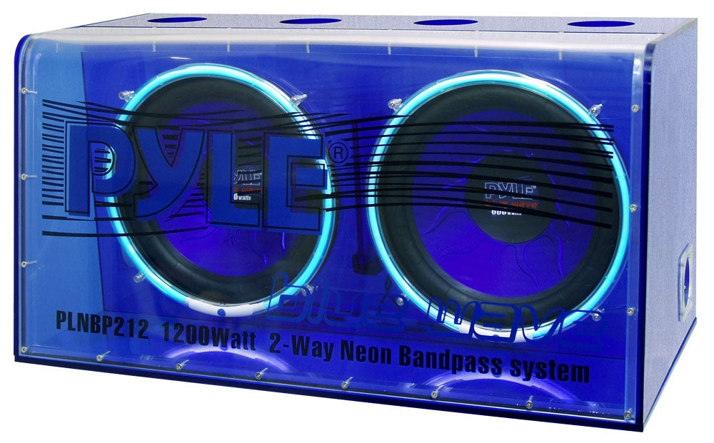 PLYE Speaker Box Car Pyle Bandpass 12" PLNBP212