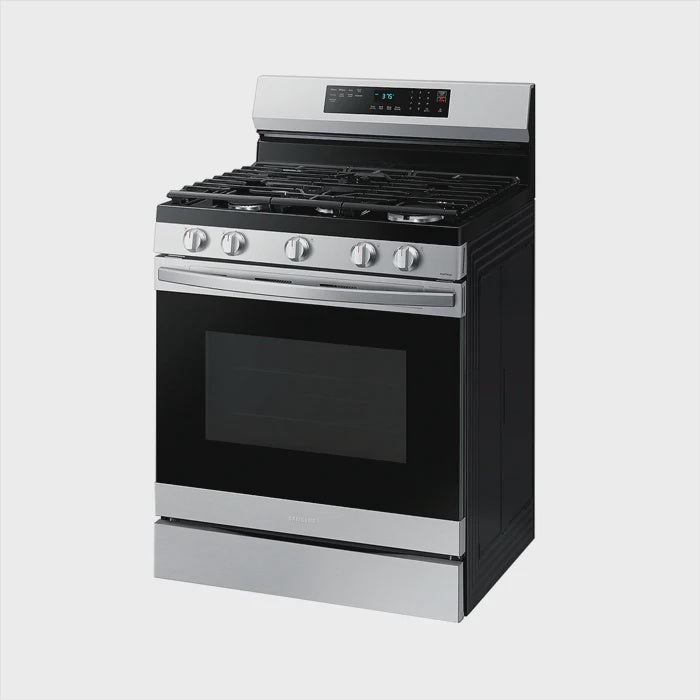 SAMSUNG Stove 5 Burner NX60B6515SS Stainless Steel with Air Fryer Smart WIFI Fan Convection