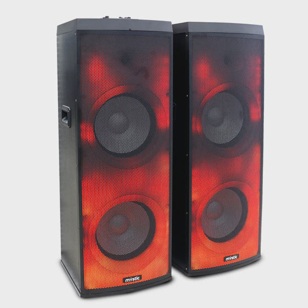 MYSTIC Speaker Box 10" MY-PS1000FL Dual Pair Bluetooth