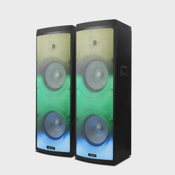 MYSTIC Speaker Box 10" MY-PS1000FL Dual Pair Bluetooth